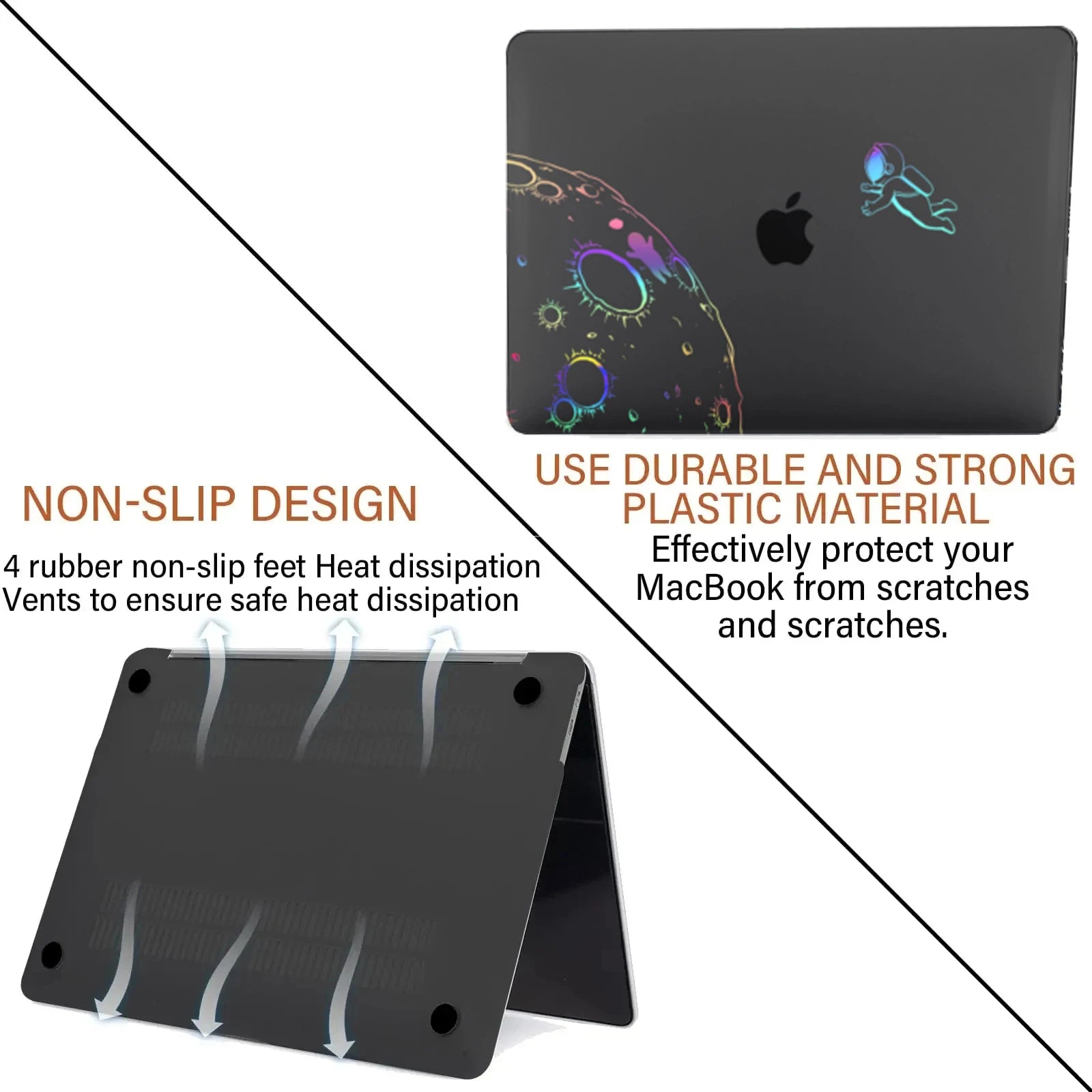 New Colorful Laptop Case for MacBook  Air15 A2941 2023 Air13 A2681Pro13 A1932 A2179A2338 A2337Pro14 Air11Pro15A1707Pro16A2141