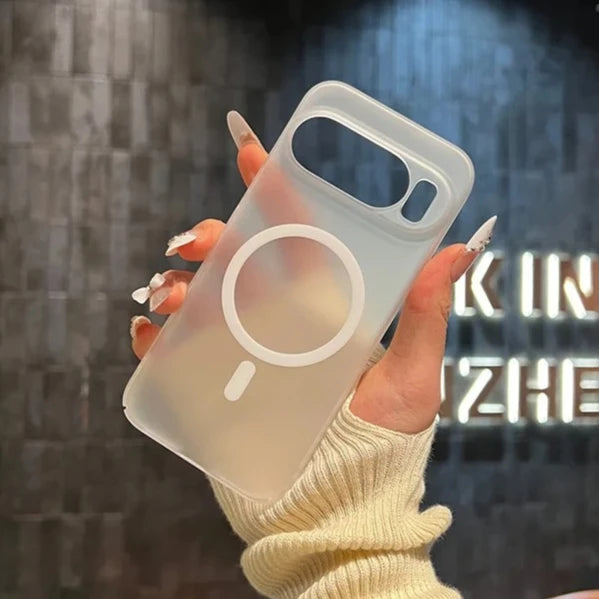 for Magsafe Matte Soft TPU Case for Google Pixel 9 10 Pro XL 7 8 6 10A 9A 8A 7A 6A Magnetic Wireless Charging Ultra Slim Cover