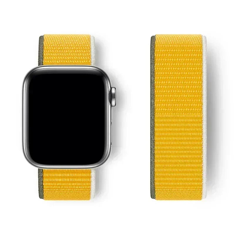 Nylon Loop Strap for Apple Watch Band 46mm 40 44 45mm 41mm  Breathable Bracelet for IWatch Series 11 10 9 8 7 Ultra3 2 49mm band