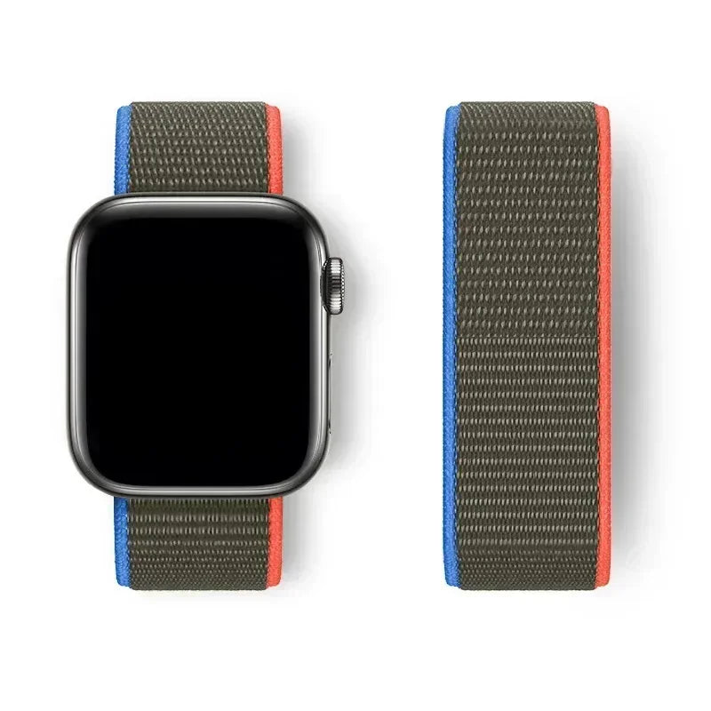 Nylon Loop Strap for Apple Watch Band 46mm 40 44 45mm 41mm  Breathable Bracelet for IWatch Series 11 10 9 8 7 Ultra3 2 49mm band