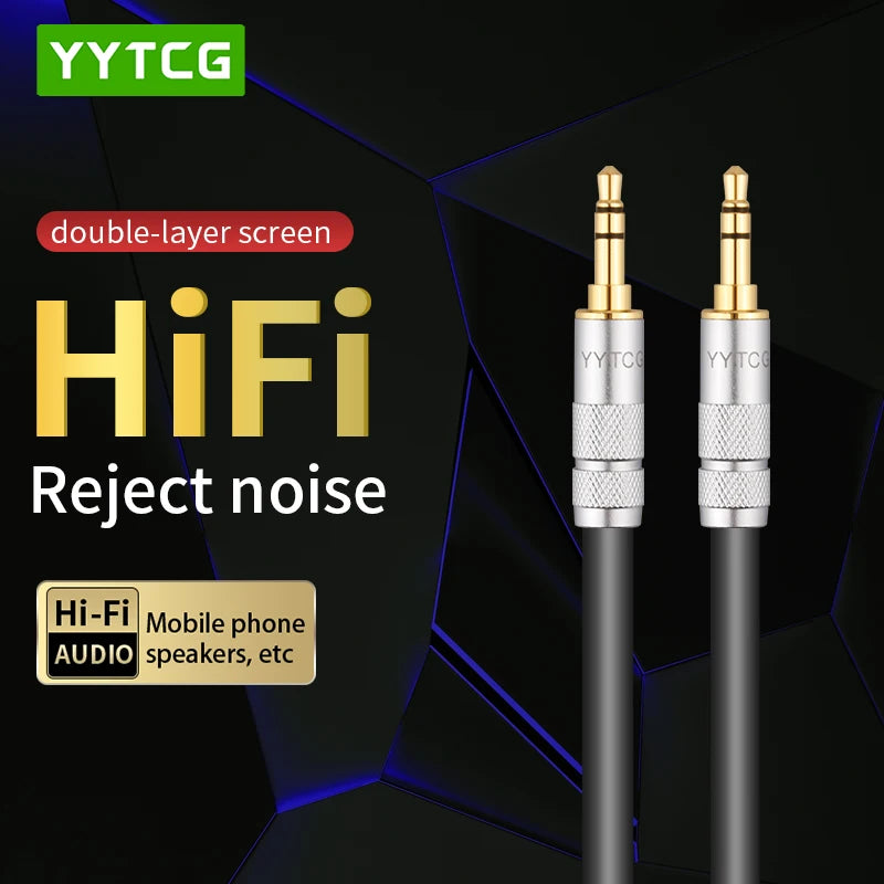 3.5mm Jack Aux Cable 3.5 mm Male to Male Audio Cable Speaker Line Aux Wire Cord Adapter For Samsung Xiaomi MP3 Headphone