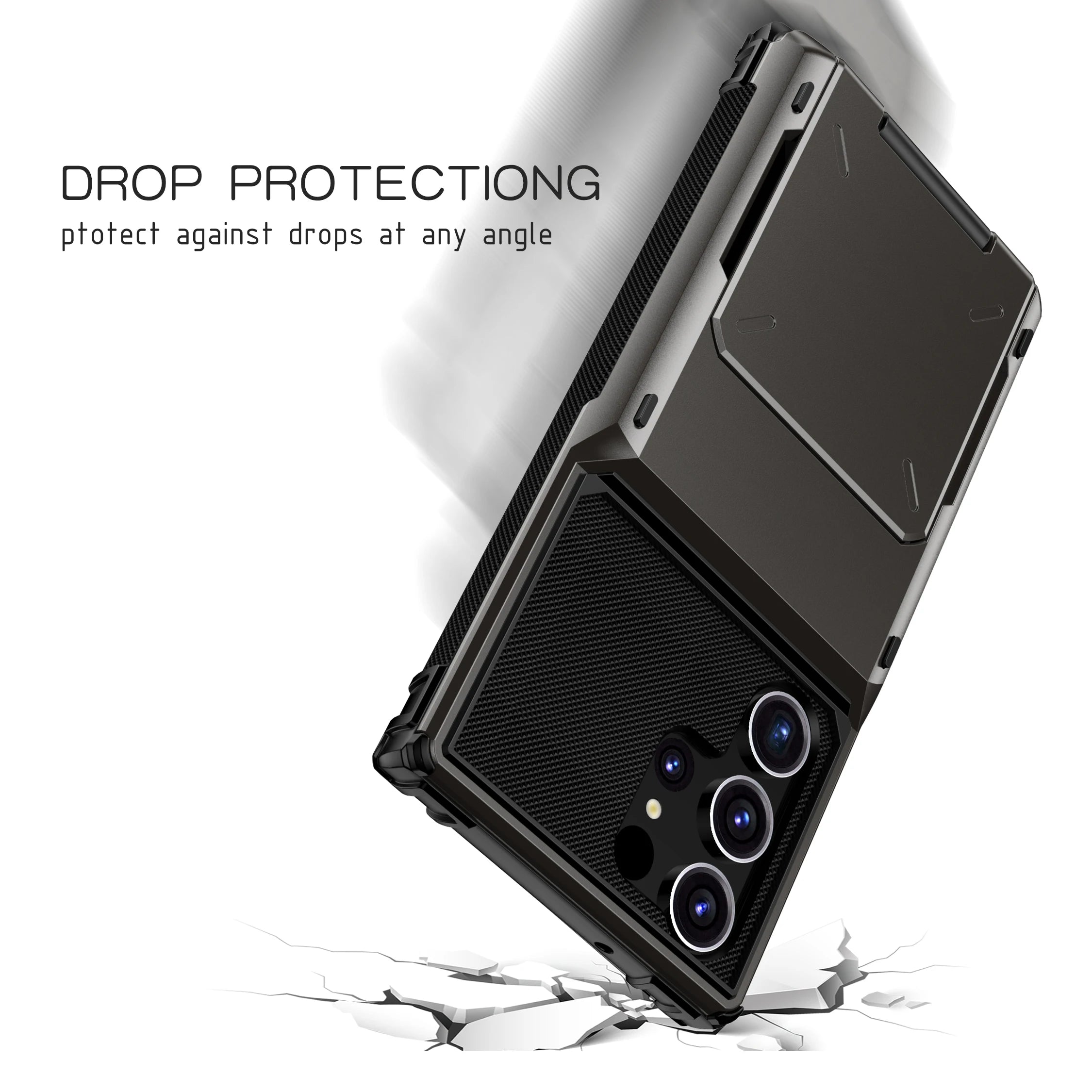 Wallet Card Slots Case for Samsung Galaxy S26 S25 S24 S23 S22 S21 S20 S10 Nore 20 10 FE Ultra Edge Plus Phone Cover Shockproof