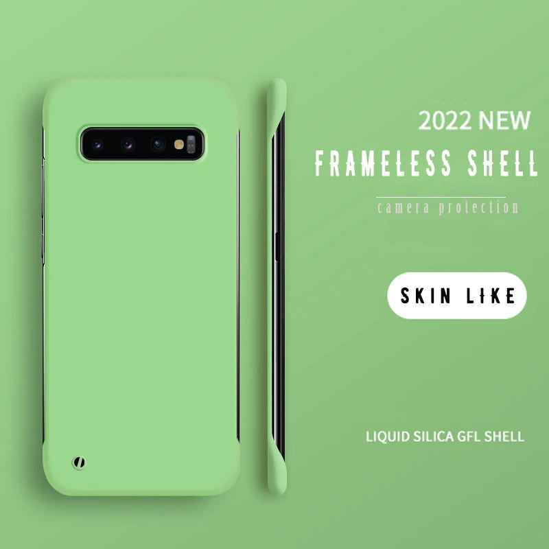 Designer Slim Thin Matte Phone Cover Case For Samsung S24 S23 S22 S21 S20 FE S10 Plus Bumper Note 20 Ultra 10 Plus Classic Cases