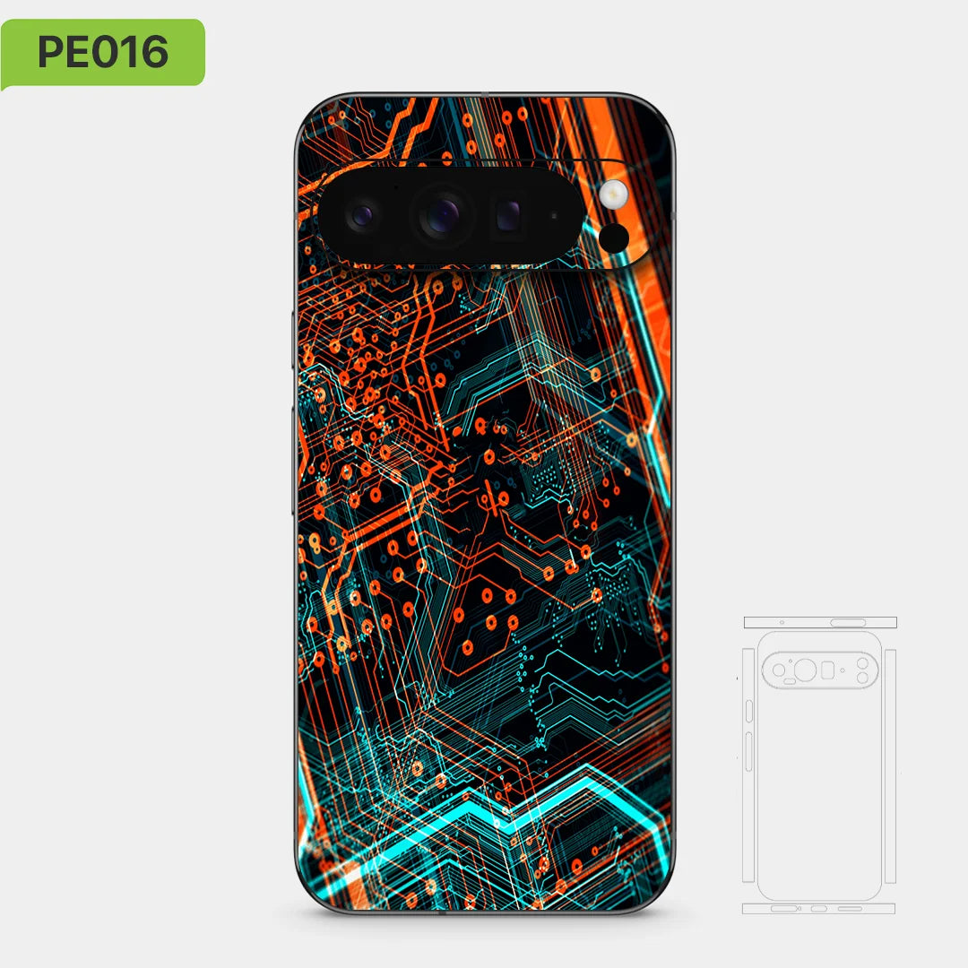 Colorful Decal Skin for Google Pixel 10 9 8 7 Pro 9A Back Screen Protector Film Cover Case Macaroon Wrap Matte Sticker