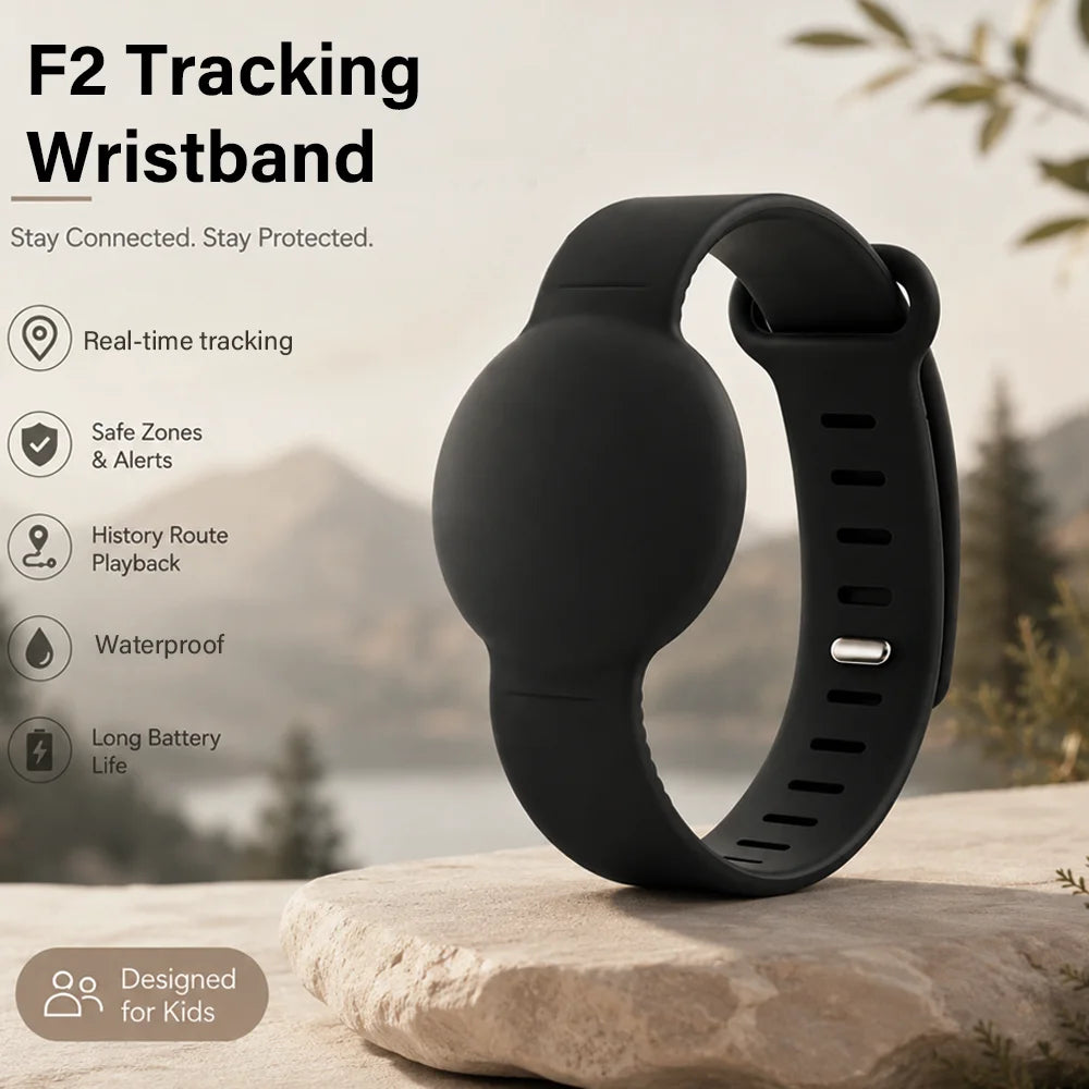 LAXASFIT GPS Tracker 180-Day Standby Global Positioning Location History Find My Device Anti-Lost Alarm for Kids Pets
