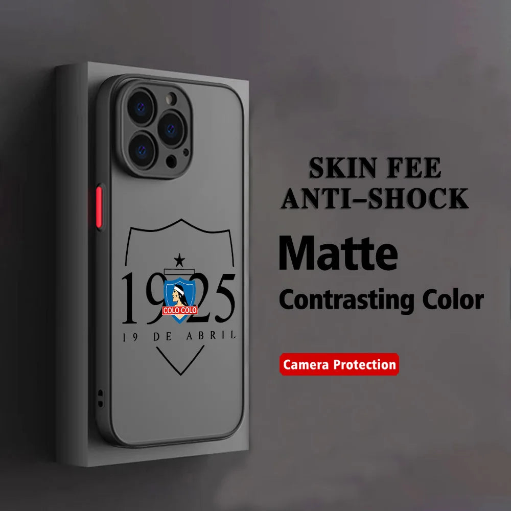 Phone Case For New Club Social Y Deportivo Colo iPhone 17e 17 16e 16 15 14 13 12 11 Mini Pro Air  Max XSMax  Plus Matte Clear