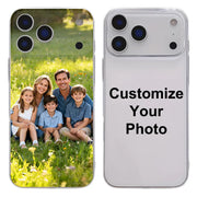 For iPhone 17 16 16e 15 14 13 12 11 Pro Max Mini SE 2020 2022 XS XR 6 7 8 Plus Air DIY Customized Photo TPU Soft Case Back Cover