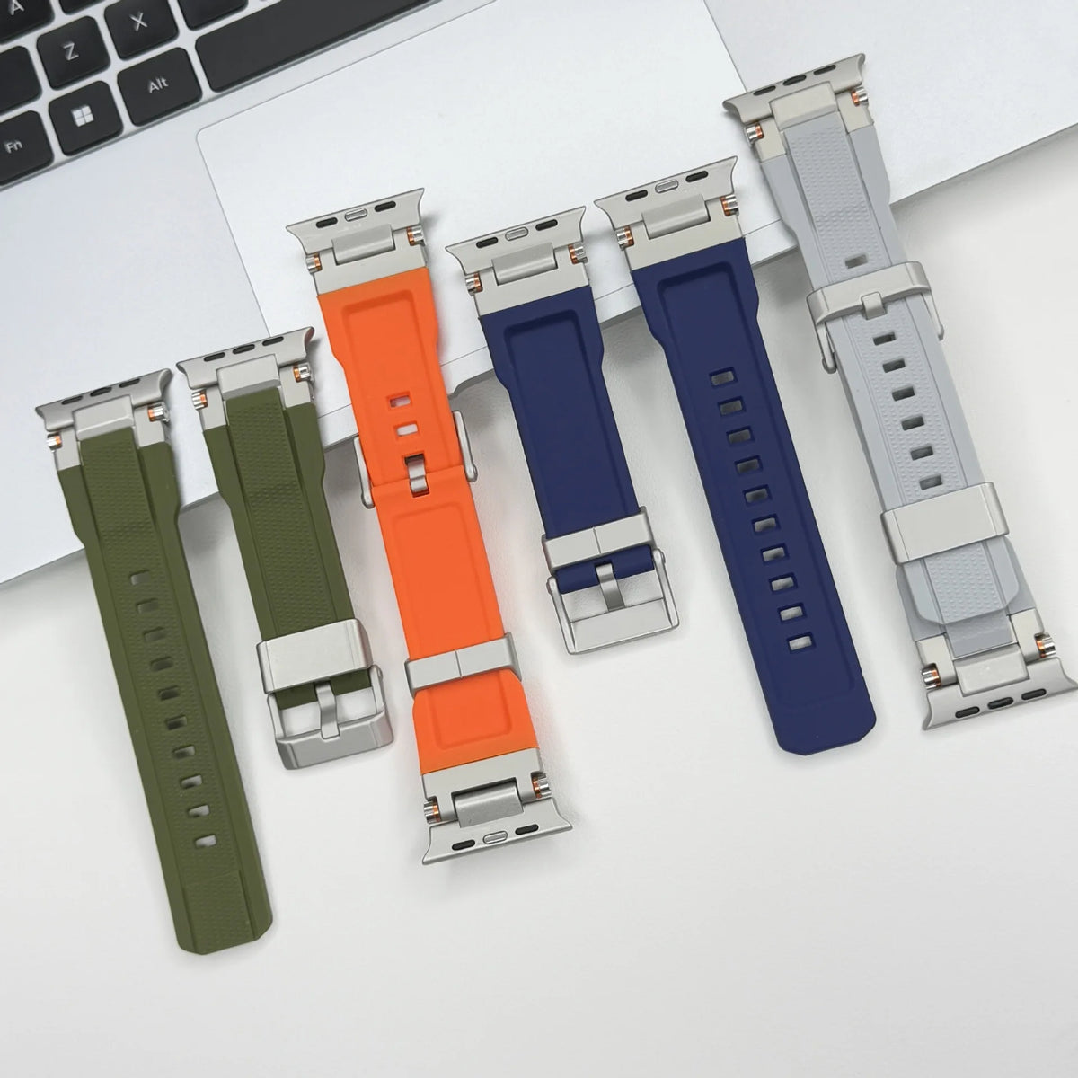 Original Rugged Strap For Apple Watch Ultra 2 3 4 Band 44mm 45mm 46mm 49mm Bracelet iWatch Series 12 11 10 9 6 SE Sport Bands