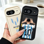 Football M-Messi design Cover For Google Pixel 10 9 8 7 9a 8a 7a Pro XL Eye Ladder Phone Case