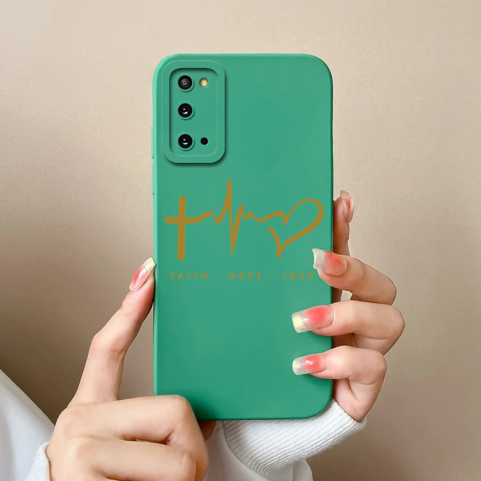For Samsung S20 FE Plus Ultra Phone Case Funny Camera Protection New Liquid Silicone Cover For Galaxy S20FE S 20 S20Plus Funda