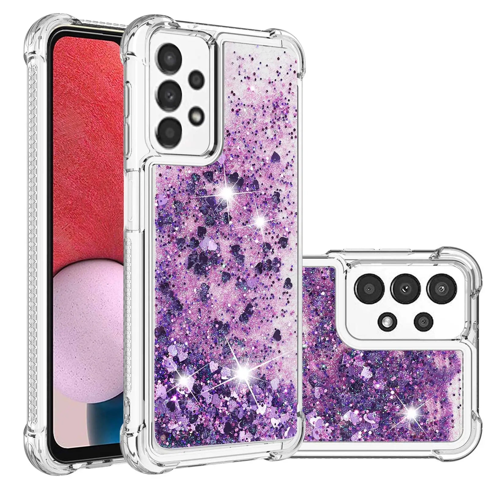 Glitter Liquid Quicksand Case For Samsung S24 Soft Cover For Galaxy S23 S22 Ultra S21 S10 S9 PLUS S20 S23 S21 FE Transparent