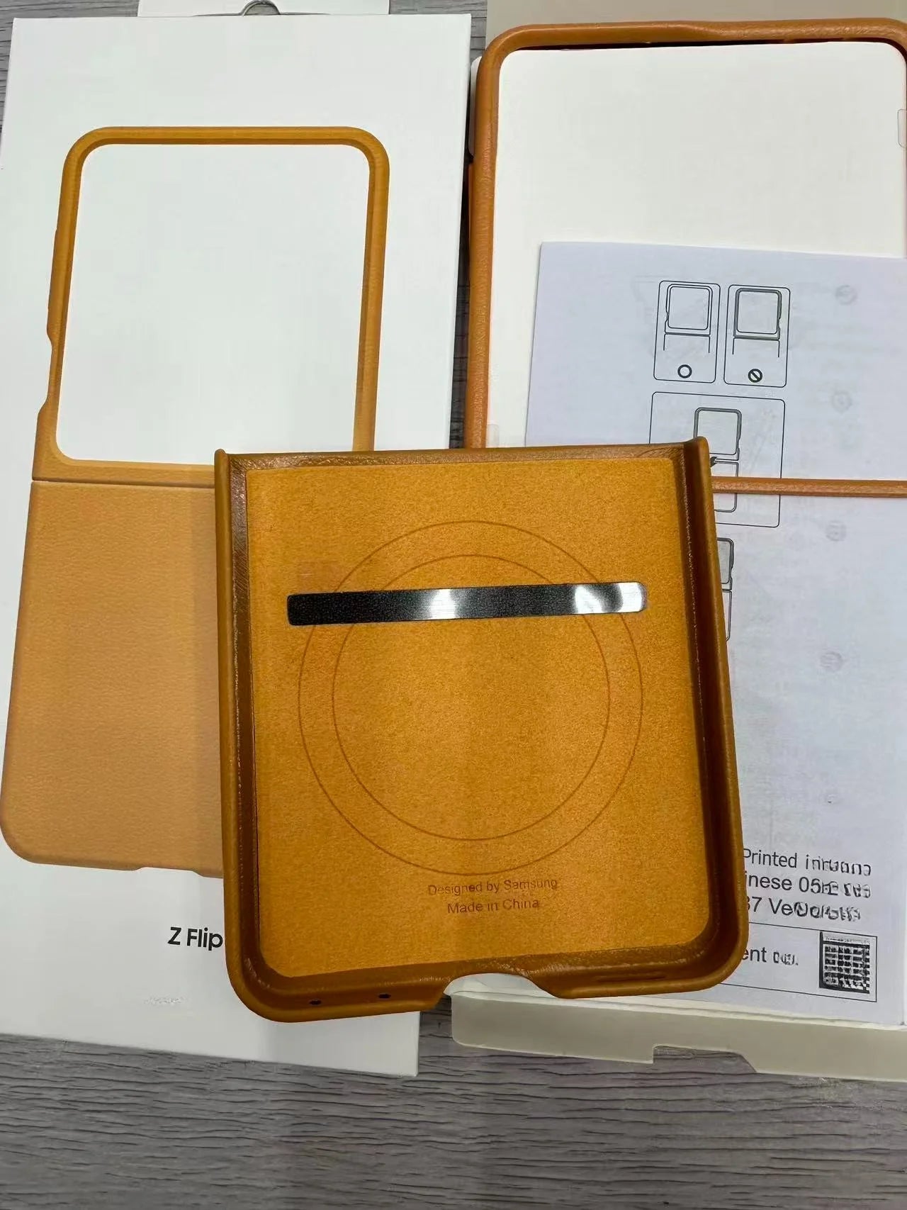 For Samsung Galaxy Z Flip 8 magnetic ultra-thin leather case with full protection phone back cover, suitable for Galaxy Z Flip 8