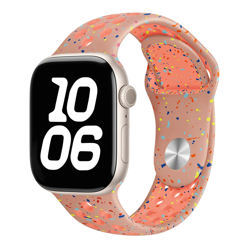 Silicone Strap For Apple Watch Band 46mm 44mm 42mm 45mm 41mm 40mm Ultra 3 2 49mm Bracelet Correa iWatch Series 11 10 9 8 7 SE 3