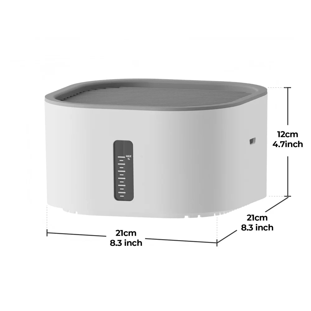 2-in-1 Air Purifier with Humidifier Combo for Home Allergies and Pets Hair, Smokers in Bedroom, H13 True HEPA Filter，White