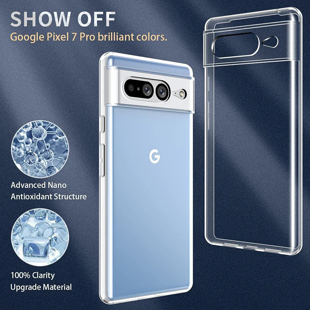 Case For Google Pixel 7 6 8 9 10 Pro XL 9a 10A 6A 7Pro 5G Soft TPU Clear Back Cover For Google Pixel 6 6A 7A Pixel8 Phone Cases