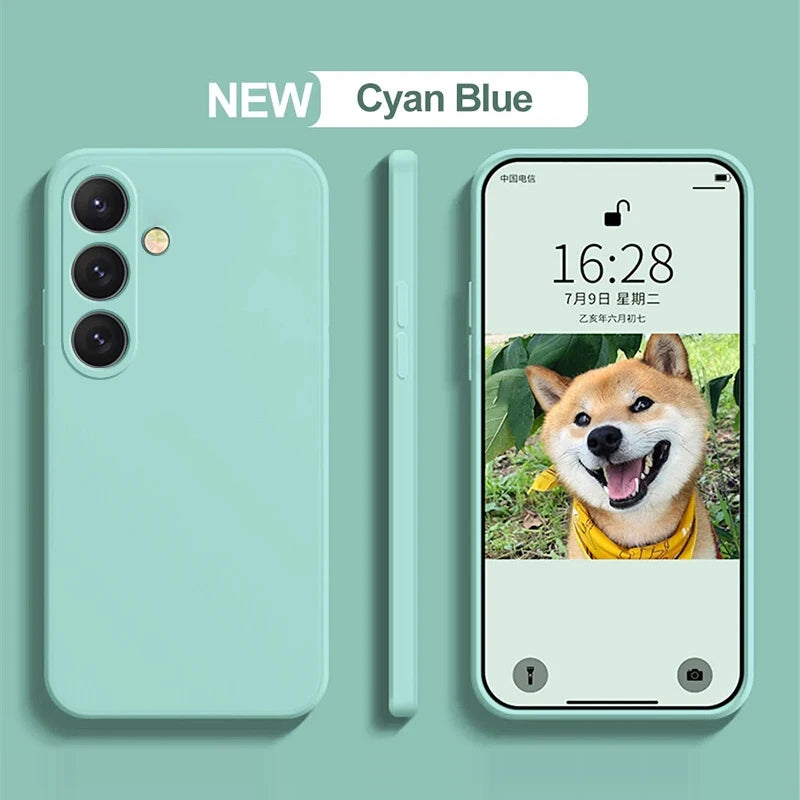Phone Case Galaxy S25 S24 S23 Ultra Case Soft Liquid Silicone Samsung Galaxy S25 S24 S23 S22 Ultra Plus S23Ultra S24Ultra Cases