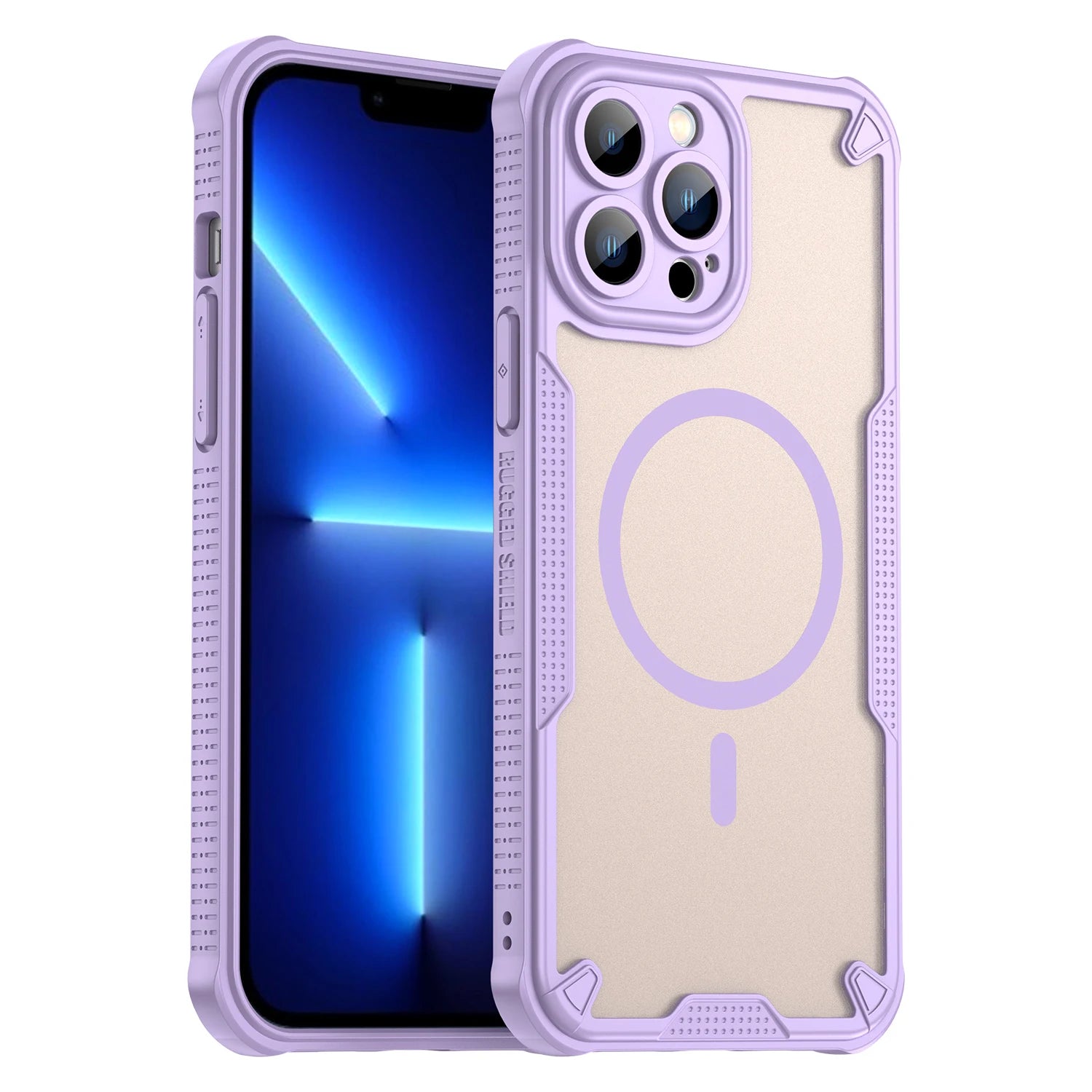 For iPhone 16 Plus Magsafe Wireless Charging Apple 15 Plus Case 15 Pro Translucent iPhone 16 Pro Max Anti-fall Case