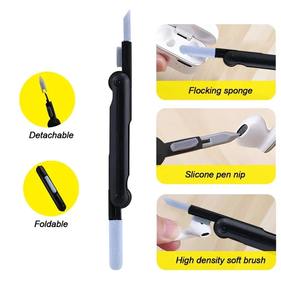 mobile phones cleaning kit are suitable for cleaning dust and stains on screens of mobile phones, cameras, laptops, tablets, etc
