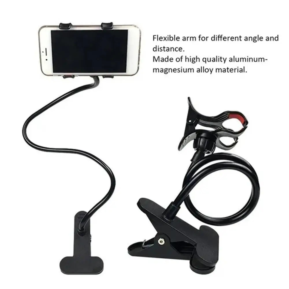 Phone Holder Gooseneck Flexible Arm Lazy Rotatable Bedside Cellphone Stand Mount Household Support Bracket Smartphone Holder