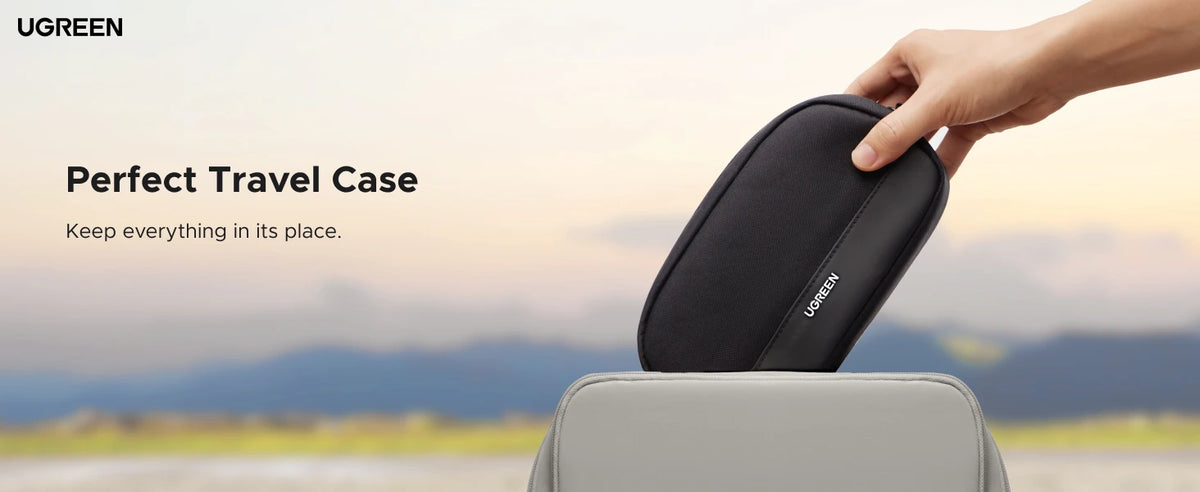 UGREEN Storage Bag Case Organizer Bag S/M Size for Laptop Power Adapter HUB Earphone Cable Charger PC Digital Laptop Accessories