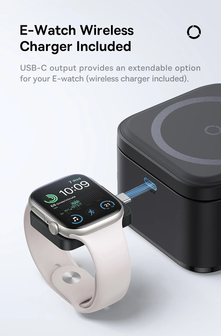 Baseus 3 in 1 Magnetic Wireless Charger Stand 15W Fast Wireless Charging 25W Desktop Dock Station For iPhone16 15 14 13 Airpod