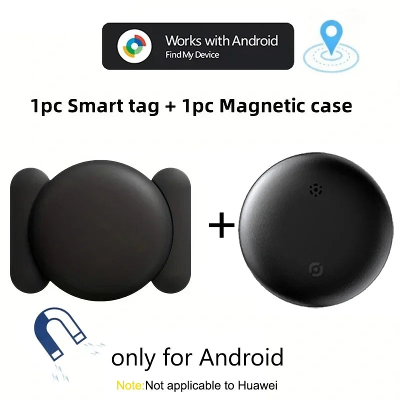 1-4Pcs Anti-Lost Tag Google Find My GPS Tracker Android Finder Compatible with Google Find Hub (Android Only) Key Wallet Finder