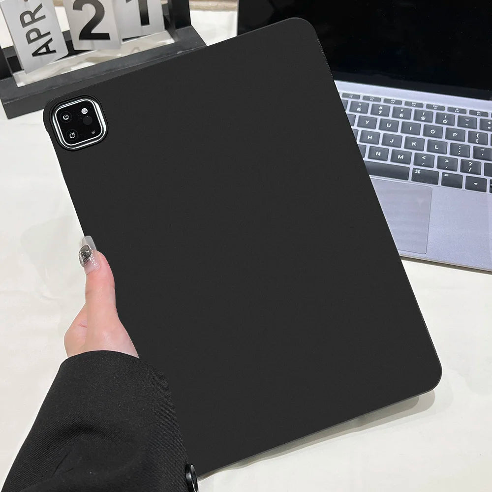Tablet Case For Xiaomi Redmi Pad SE 2 Pro 12.1 8.7 10.61 Pad 5 6 7 8 Pro 2024 11.2" 11 7S 6S Soft Silicone Black Back Cover Case