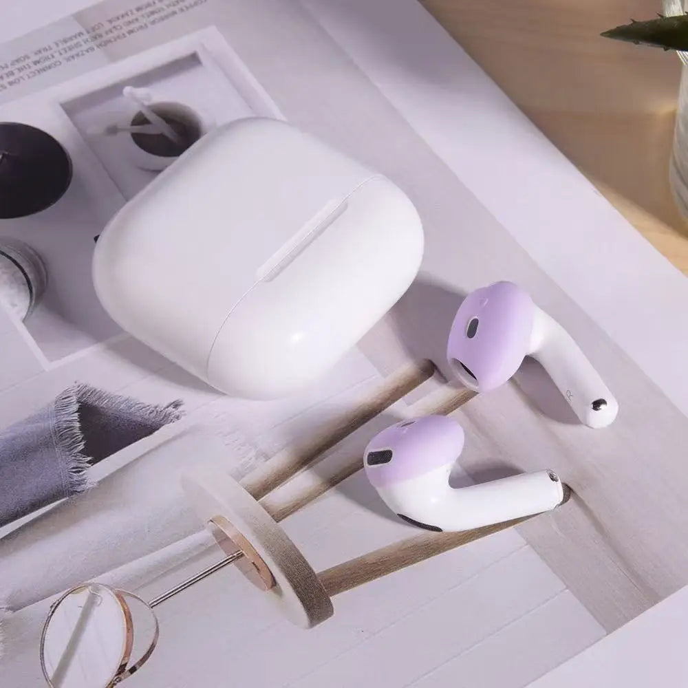 Suitable For Airpods4 Protective Cover Apple AirPods Four Generation Earmuffs Small  Silicone Sleeve Ultra-thin Non-slip