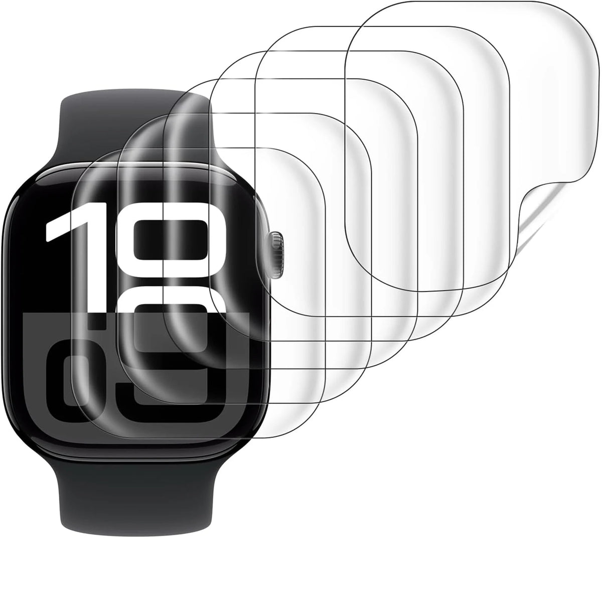 5PCS Protective Film for Apple Watch Screen Protector 49mm Accessories 40mm 44mm 45mm 41mm Series 10 11 46mm 42mm 9 8 7 Se Ultra
