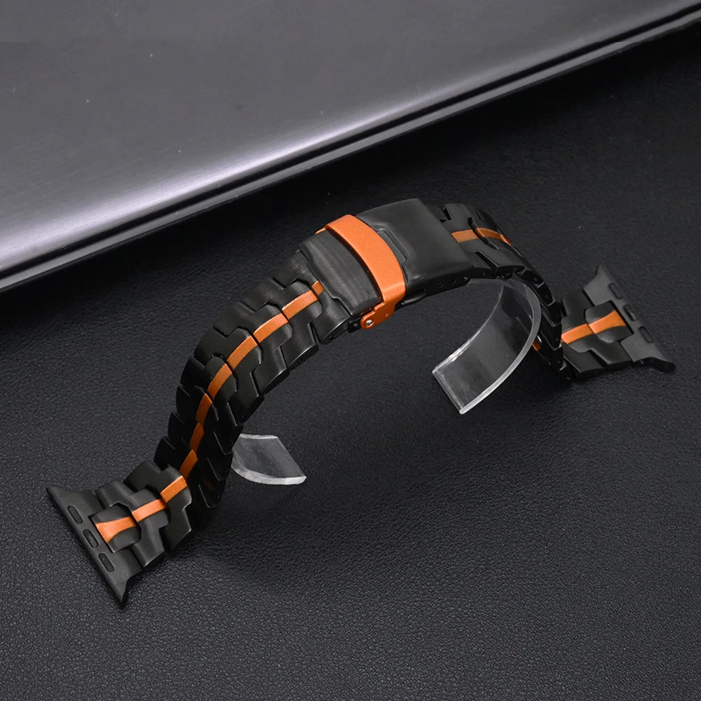 Titanium Band for Apple Watch Ultra 4 3 2 1 49mm Series 12 11 10 46mm Bracelet Metal Strap for Iwatch 9 8 7 6 5 4 SE3 44mm 45mm