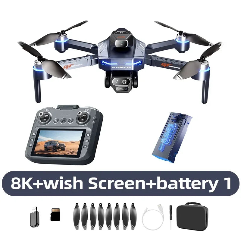 Original GT8 Drone GPS Professional 8K HD Aerial Photography Remote Control Aircraft Brushless 5G HD Dual Camera RC Quadcopter