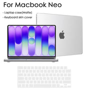 2026 Laptop Case For MacBook Neo Case 13 inch 2026 100% Match Official Color Plastic Matte Hard Shell Case for A3404