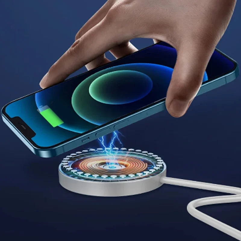 15W magnetic wireless charger is suitable for fast charging of iPhone 16 and 15promomax PD.