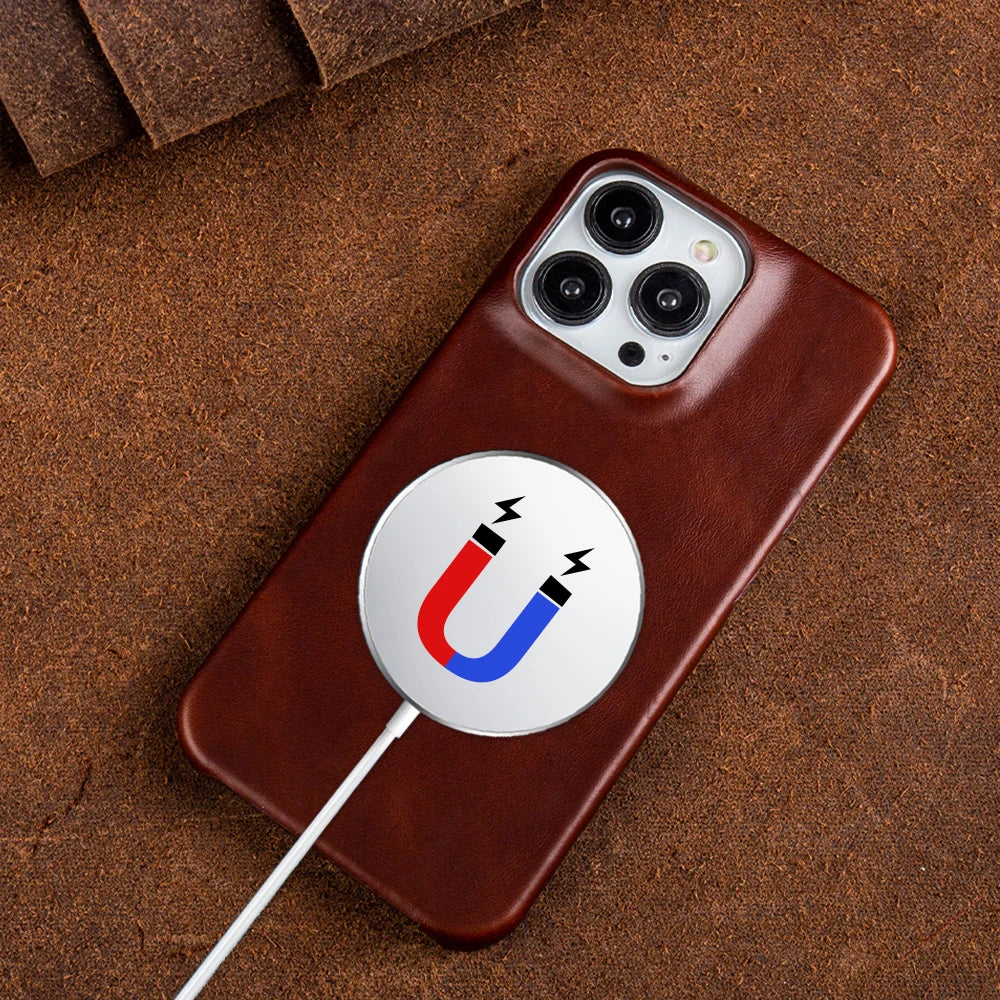 Genuine Leather Case For Iphone 14 Pro Max Cover Luxury Business Phone Aesthetic Vintage Retro For Iphone 13 12Pro 15 XR Coque