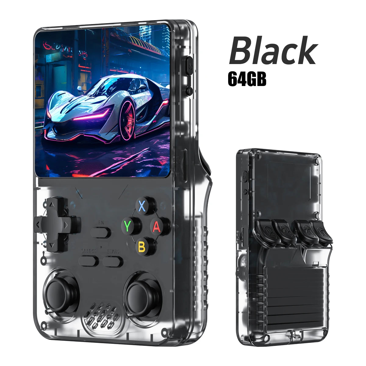 Retro Handheld Game Console RX6S 3 5 Inch IPS Screen 64GB  Portable Gaming Device with Built in Games