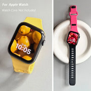 Irregular Silicone Strap For Apple Watch Band Ultra 49mm 40mm 41mm 44mm 45mm 46mm Correa Bracelet iWatch Series 11 10 9 8 7 6 SE