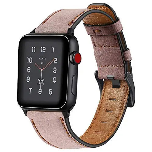 Leather Strap For Apple Watch Band 44mm 40mm 45mm 41mm 42mm 38mm 46mm 49mm bracelet Correa iWatch Series 10 9 8 Ultra 2 se 7 6 5