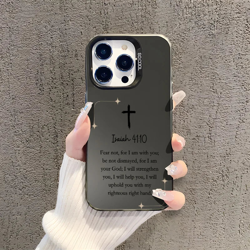 The Christian Bible Isaiah Pattern Phone Case For Samsung Galaxy S25 S24 S23 S22 S21 S20 Plus FE Ultra A34 A35 A54 A55 Cover