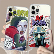 MF Doom Madlib Transparent Case For iPhone 11 12 13 14 15 16 17 Air Pro Max Plus Mini Shockproof Cover