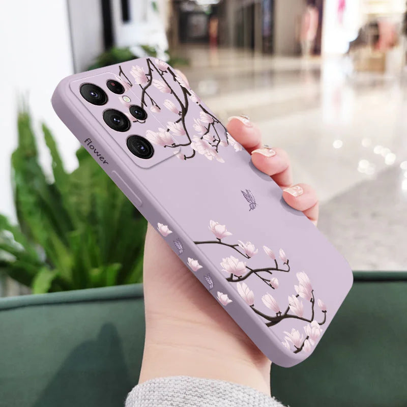 Tree Branch Phone Case For Samsung Galaxy S25 FE S24 S23 S22 S21 S20 Ultra Plus FE S10 Note 20 ultra 10 Plus Cover