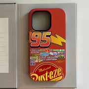 Cars Lightning McQueen 95 Phone Case for Samsung Galaxy S20 S23 S24 S25 FE Plus Ultra 4G 5G Luxury Double-layer Back Cover
