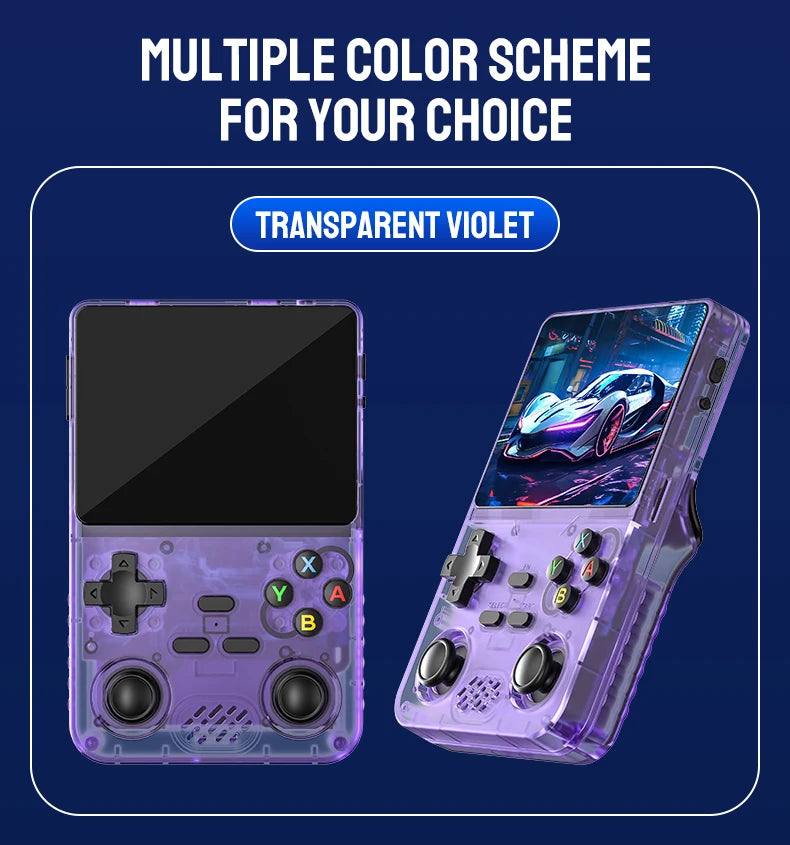 Retro Handheld Game Console RX6S 3 5 Inch IPS Screen 64GB  Portable Gaming Device with Built in Games