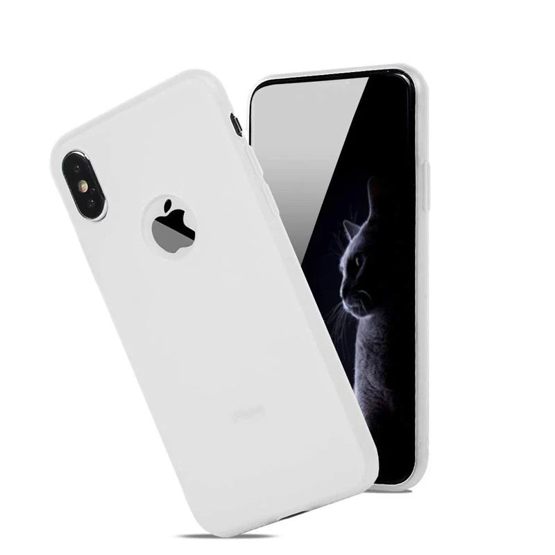 Matte Silicone Candy Cover For iPhone X Xr Xs Max 12 mini 11 Pro Max 6 6S 7 8 Plus SE 2020 Flexible Gel Phone Protector Cases