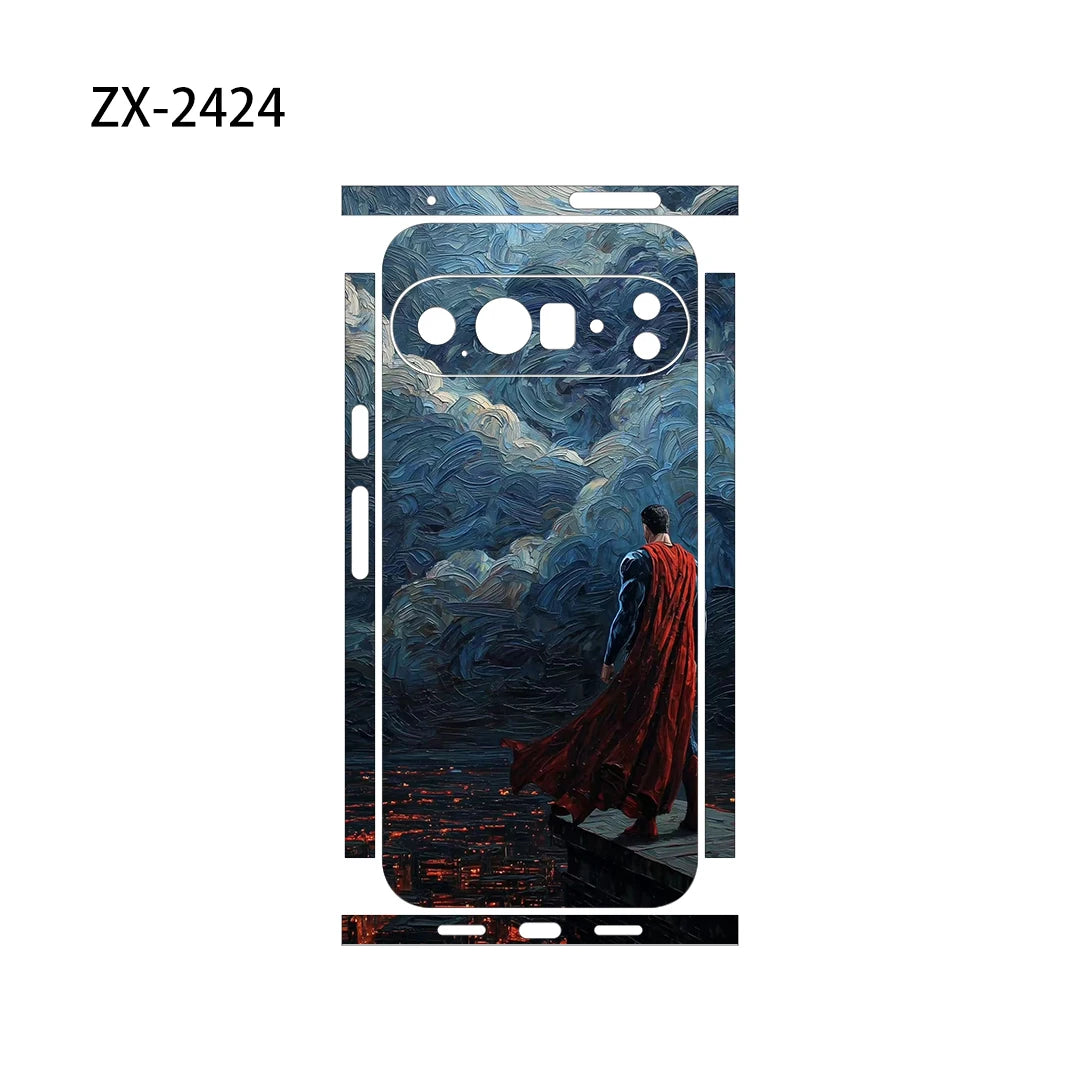 Creative Skin Wrap for Google Pixel 10 9 8 7 Pro 6 6A Back Screen Protector Film Cover Case Macaroon Wrap Sticker