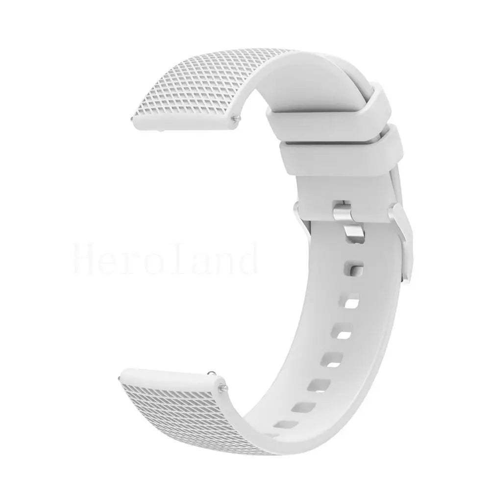 Premium Silicone Watchband WatchStrap Silicone Bracelet Quick Release Rubber Strap WristBand 18mm 20mm 22mm Width Replacement