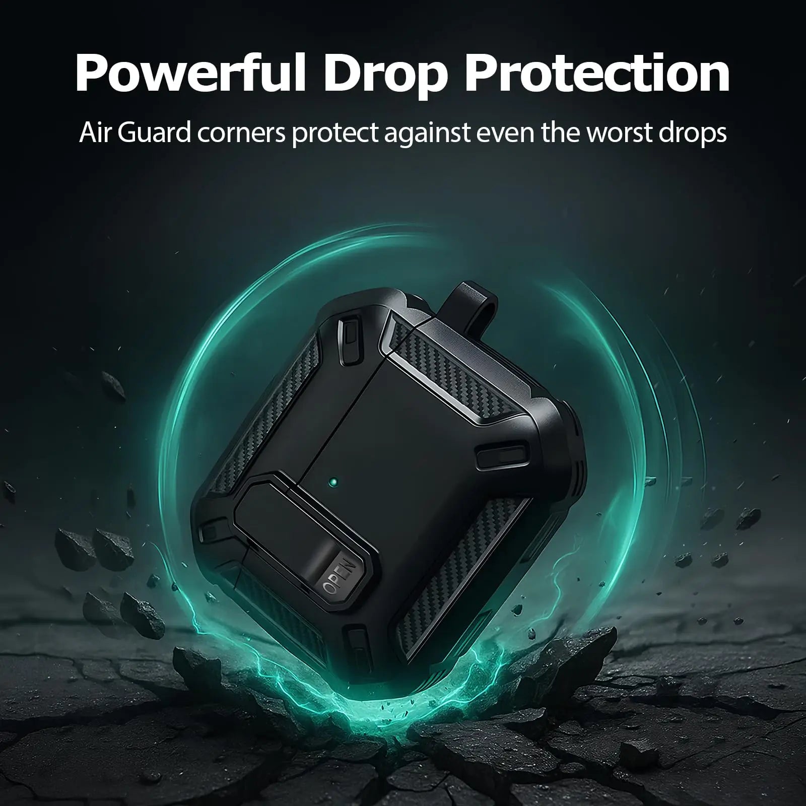 2025 for Airpods Pro 3 Secure Lock Earphone Case Shockproof Hard Shell Full Protective Cover with Cleaning Pen for AirPods Pro 3