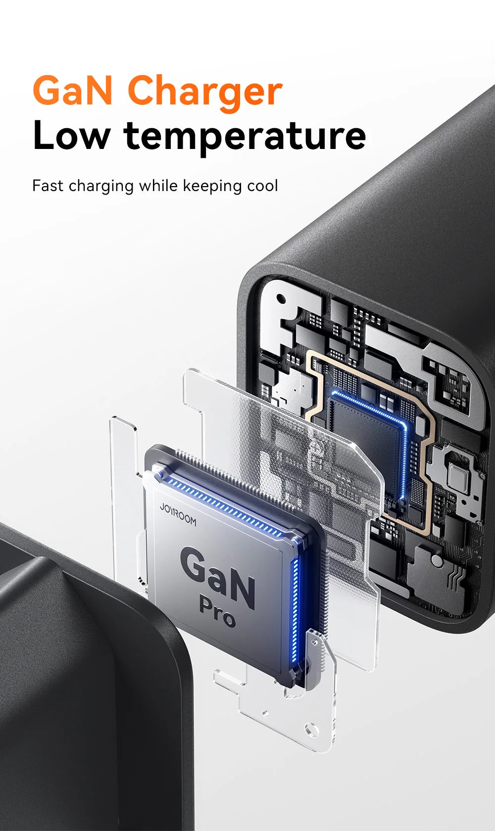 Joyroom 45W USB C/L/A Charger Mini Wall Charger EU UK Adapter Phone Charger for iPhone Earphone Mobile Phone Charger TO1