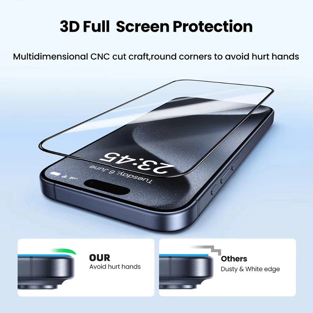 2Pcs 8K Full Cover Tempered Glass For Motorola Moto G56 5G G55 G54 G86 G87 G85 G75 G17 G15 G37 G35 Film Edge 70 Fusion 60 Pro 50