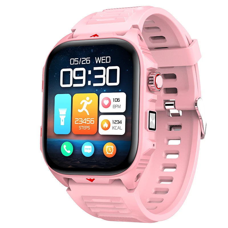 Electronic Smart Watch BT Call Heart Rate Monitor Smartwatch Fitness Tracker Waterproof Sport Watches for Man Woman Android 2026