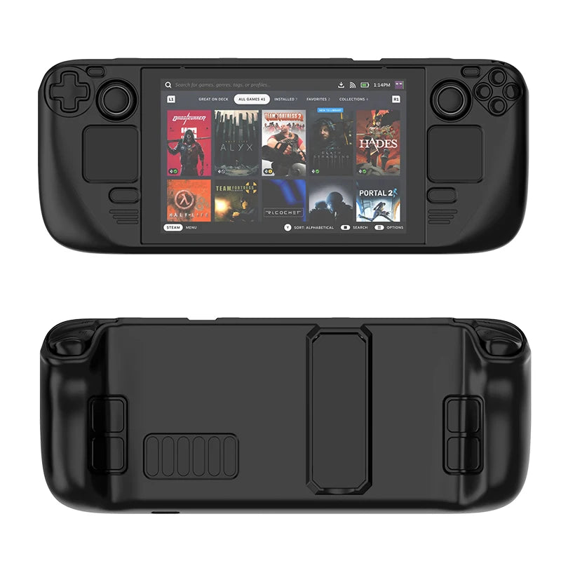 Protective Cover Case for Steam Deck,Controller Colorful Protective Case Hard Shell with Stand